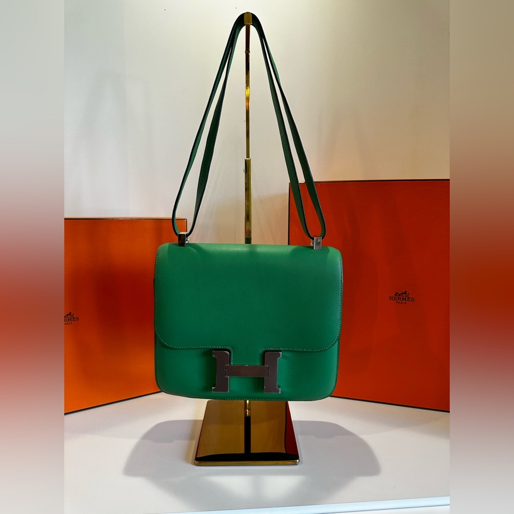 Hermes Constance 24 in Bamboo and GHW 2014